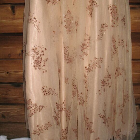 Mac Duggal 79317 Illusion Cap Sleeve A Line Gown Dress  10 - Picture 9 of 16